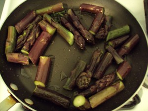 Purple asparagus