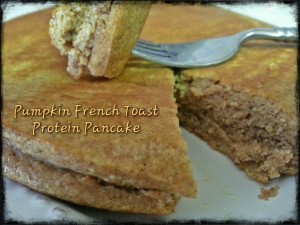 protein pumpkin french toast pancake