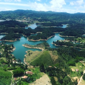 view from Guatape