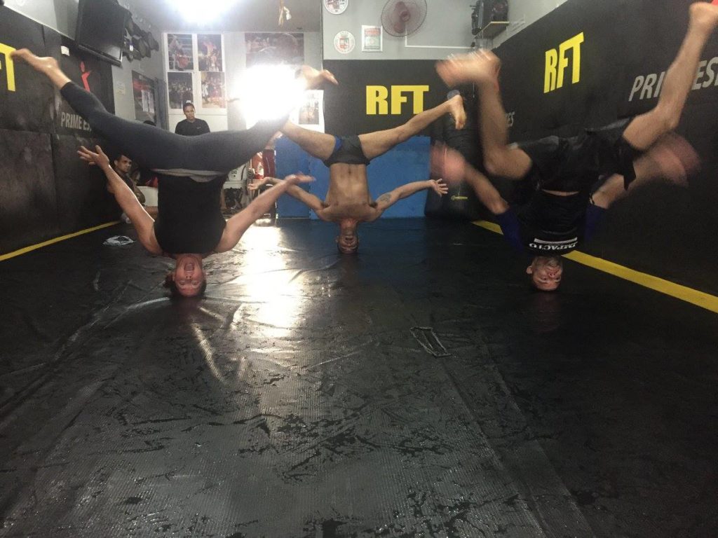 Training MMA in Rio at RFT