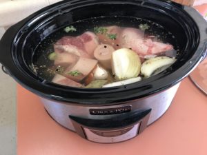 making bone broth